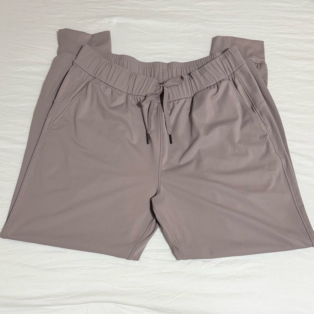 Women’s Beige Jogger Sweatpants - Picture 3 of 5